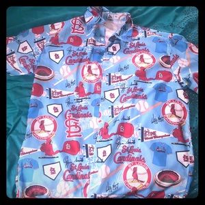 St. Louis Cardinal button up